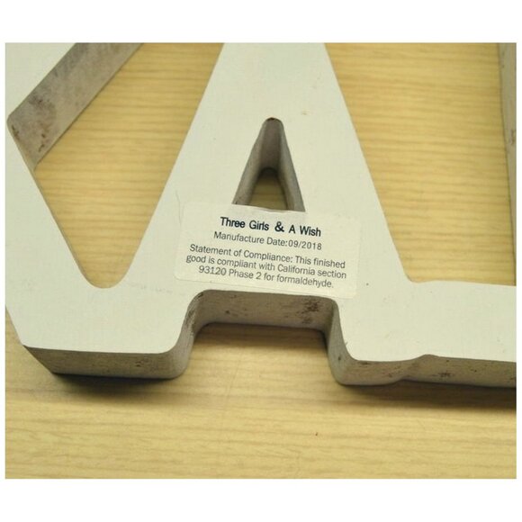 RELAX Shelf Table Wall Hanging Sign Home Décor by Three Girls & A Wish ~13" long - Picture 3 of 3